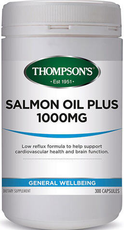 Thompsons Salmon Oil Plus 1000mg 300 Capsules